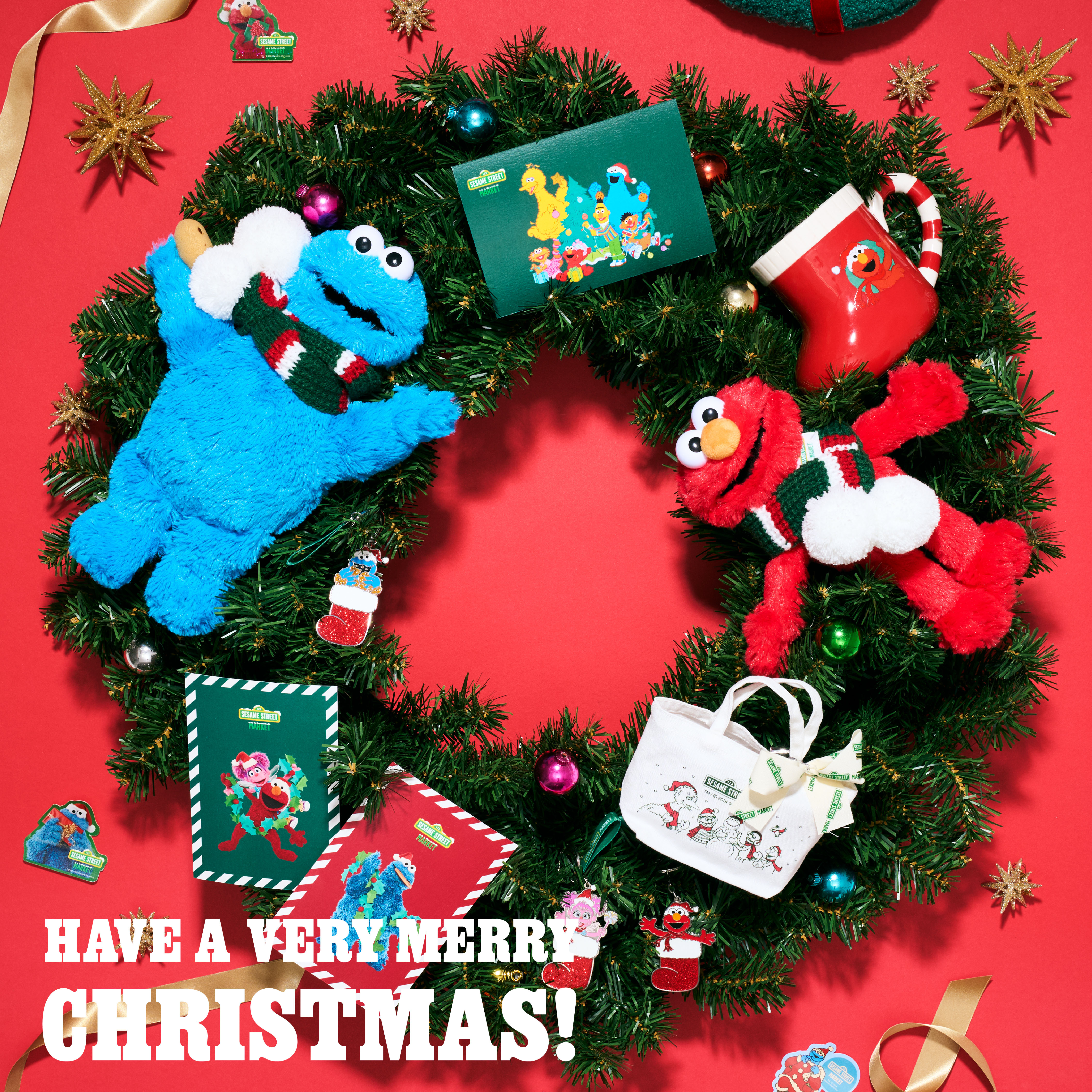 HAVE A VERY MERRY CHRISTMAS! 煌めきに満ちたクリスマスを楽しんでいるキャラクターたちの心躍る限定グッズ