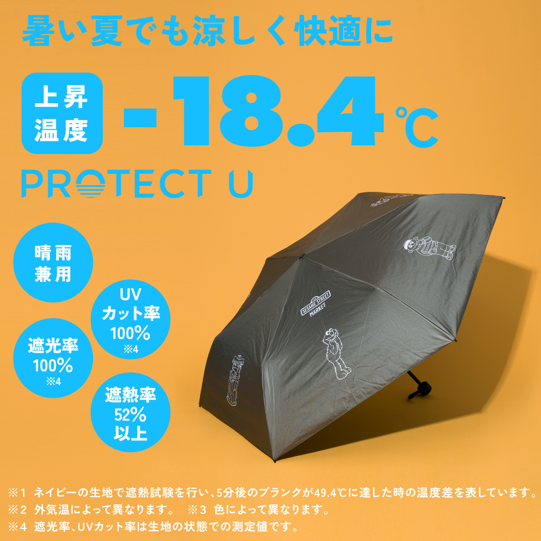 暑い夏でも涼しく快適に　PROTECT Uコラボレーション日傘