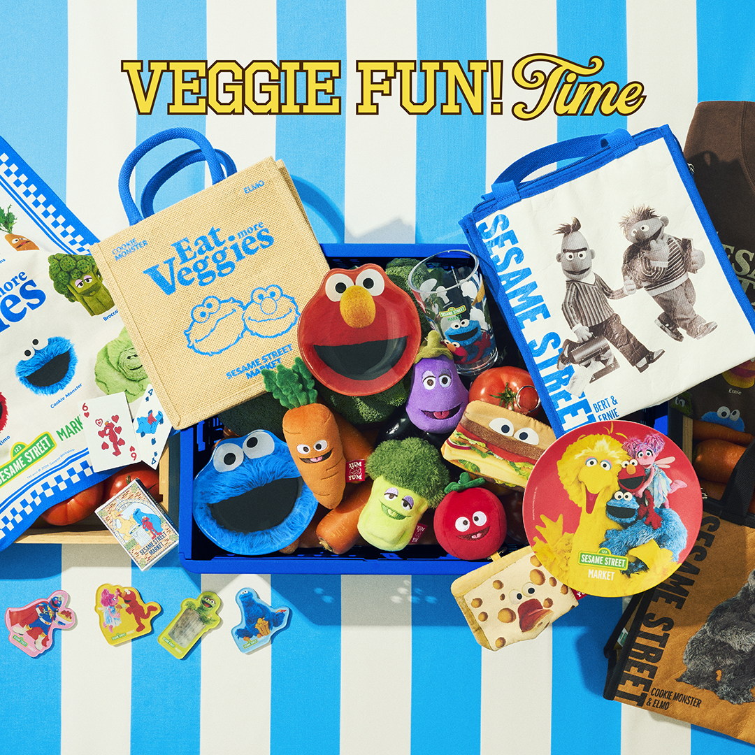 カラフルでにぎやかなデザインのピクニックグッズ